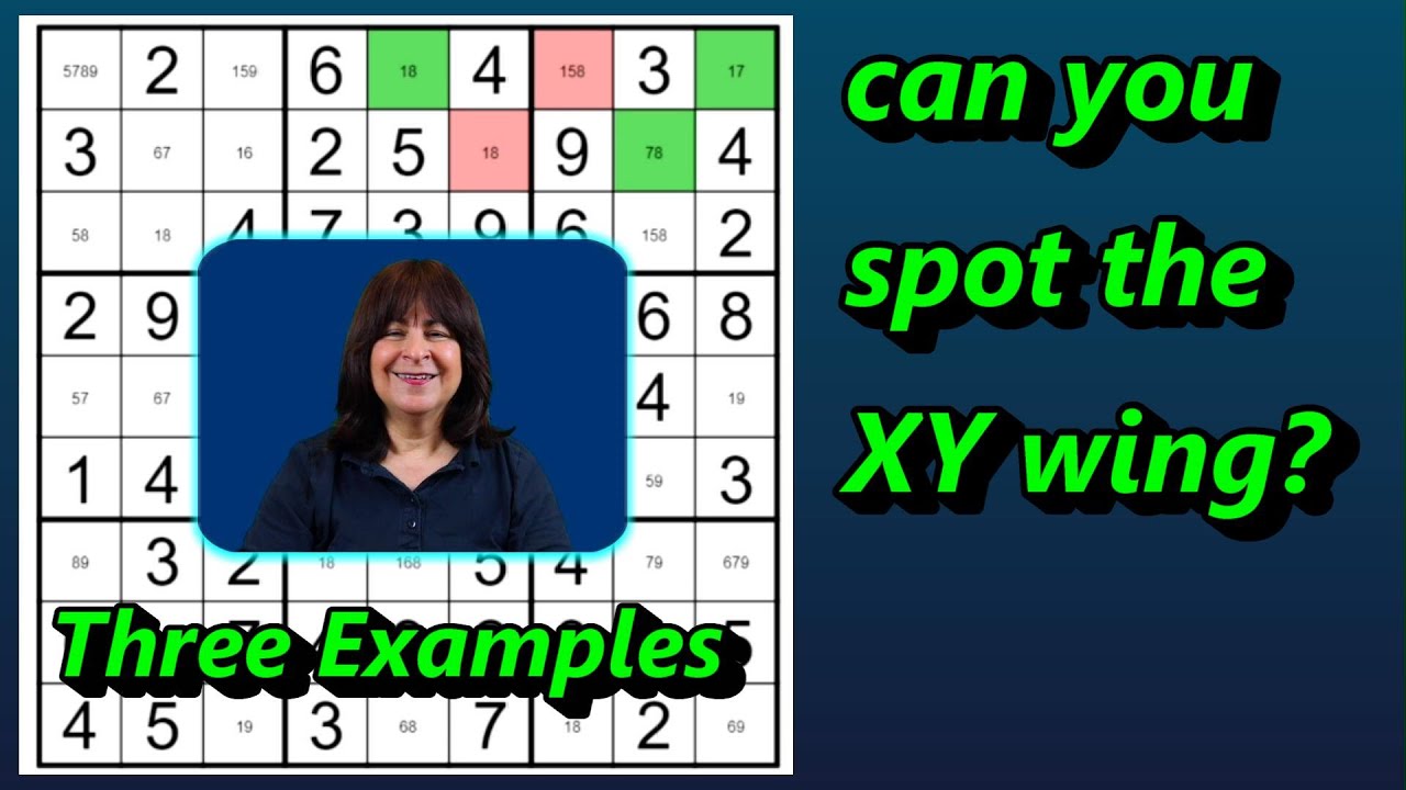 XY Wing, также известное как Y Wing: полезный метод решения судоку, когда вы застряли!!!