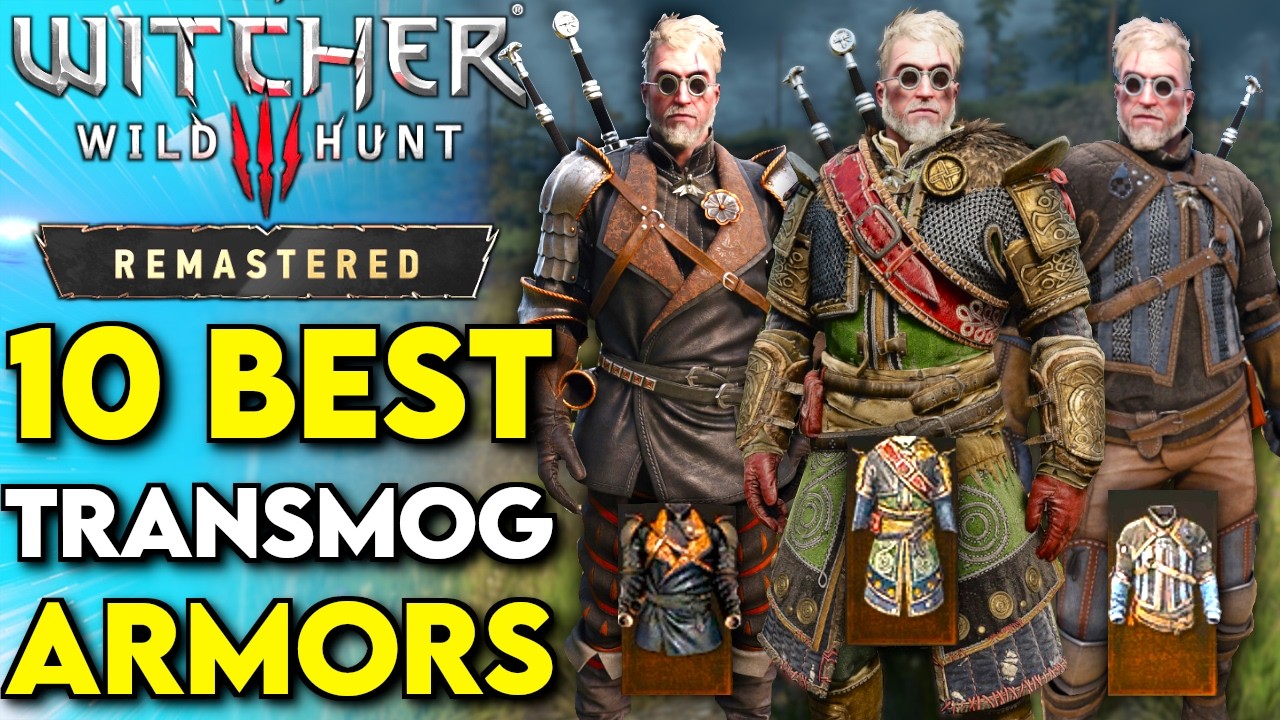 10 лучших комплектов брони для трансмогрификации в The Witcher 3 Remastered! | Гайд и советы нови...