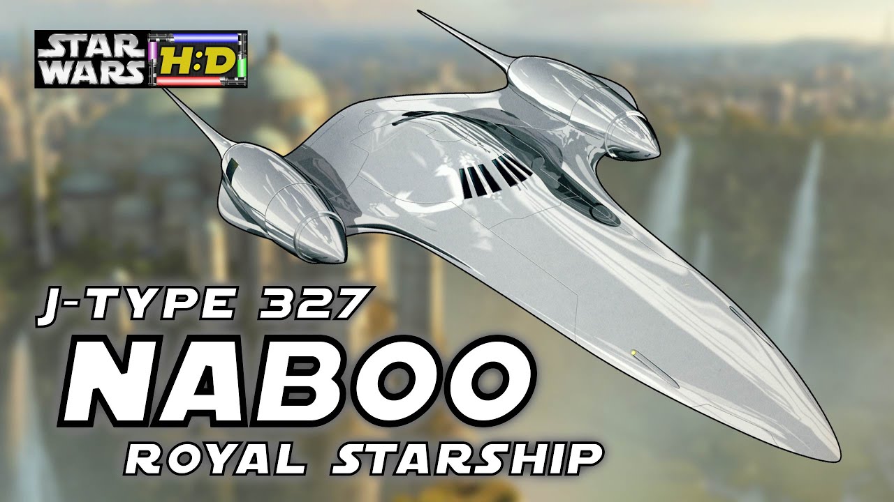 History/Trivia-NABOO ROYAL STARSHIP- J-type 327 Nubian-Queen Amidala |Star Wars Hyperspace Database|