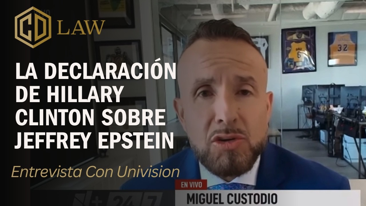 Miguel Custodio analiza la declaración de Hillary Clinton sobre Jeffrey Epstein | Custodio & Dubey