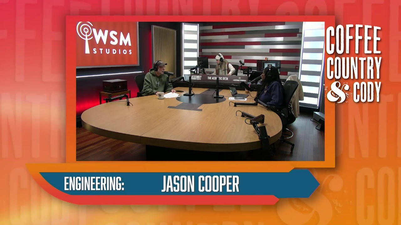 WSM Radio LIVE with Coffee, Country, & Cody!