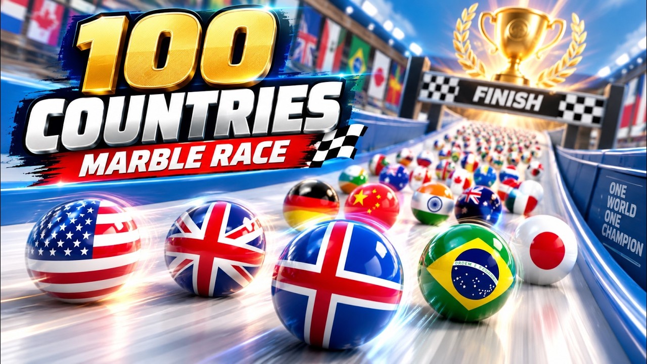 100 Countries, 1 Champion! 🏆 Marble Race Tournament | Season 1