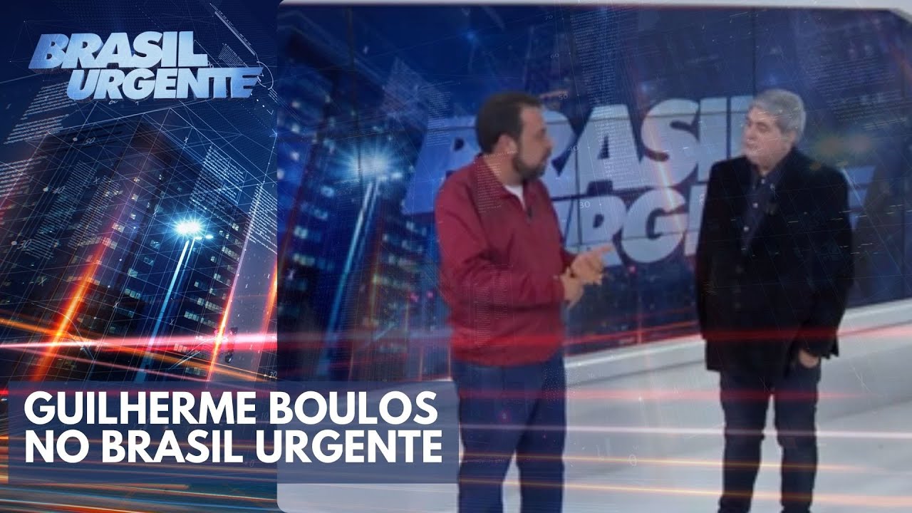Guilherme Boulos conversa ao vivo com Datena