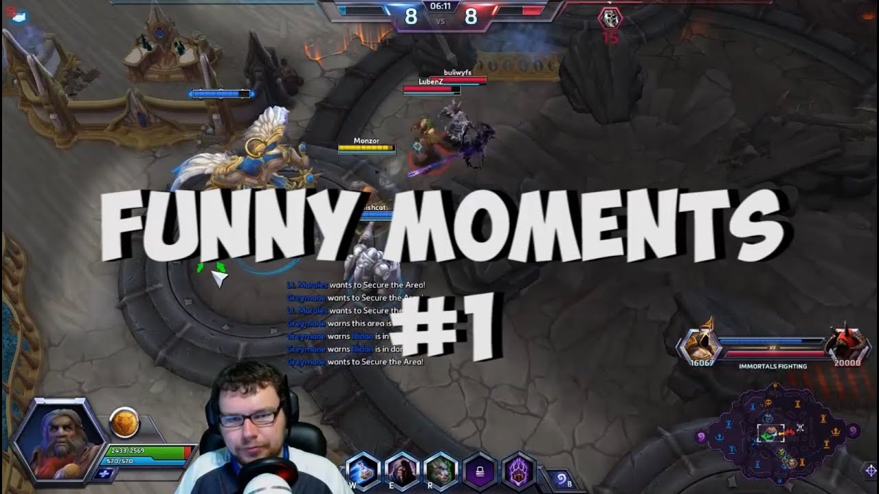 Heroes of the Storm Funny Moments #1 - MonzyGames