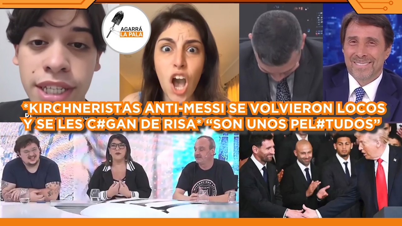 KIRCHNERISTAS ENSOBRADOS ANTI-MESSI SE VOLVIERON LOCOS Y SE LES C*GARON DE RISA: 