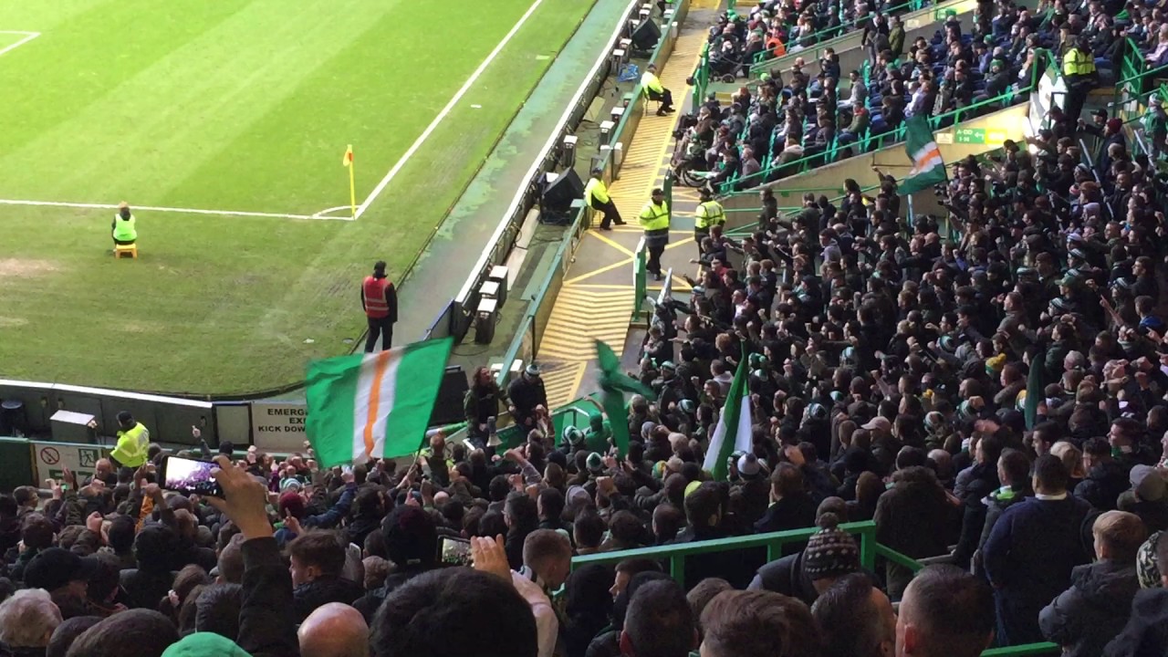 Celtic Fans Standing Section | We Love You | Celtic vs Dundee