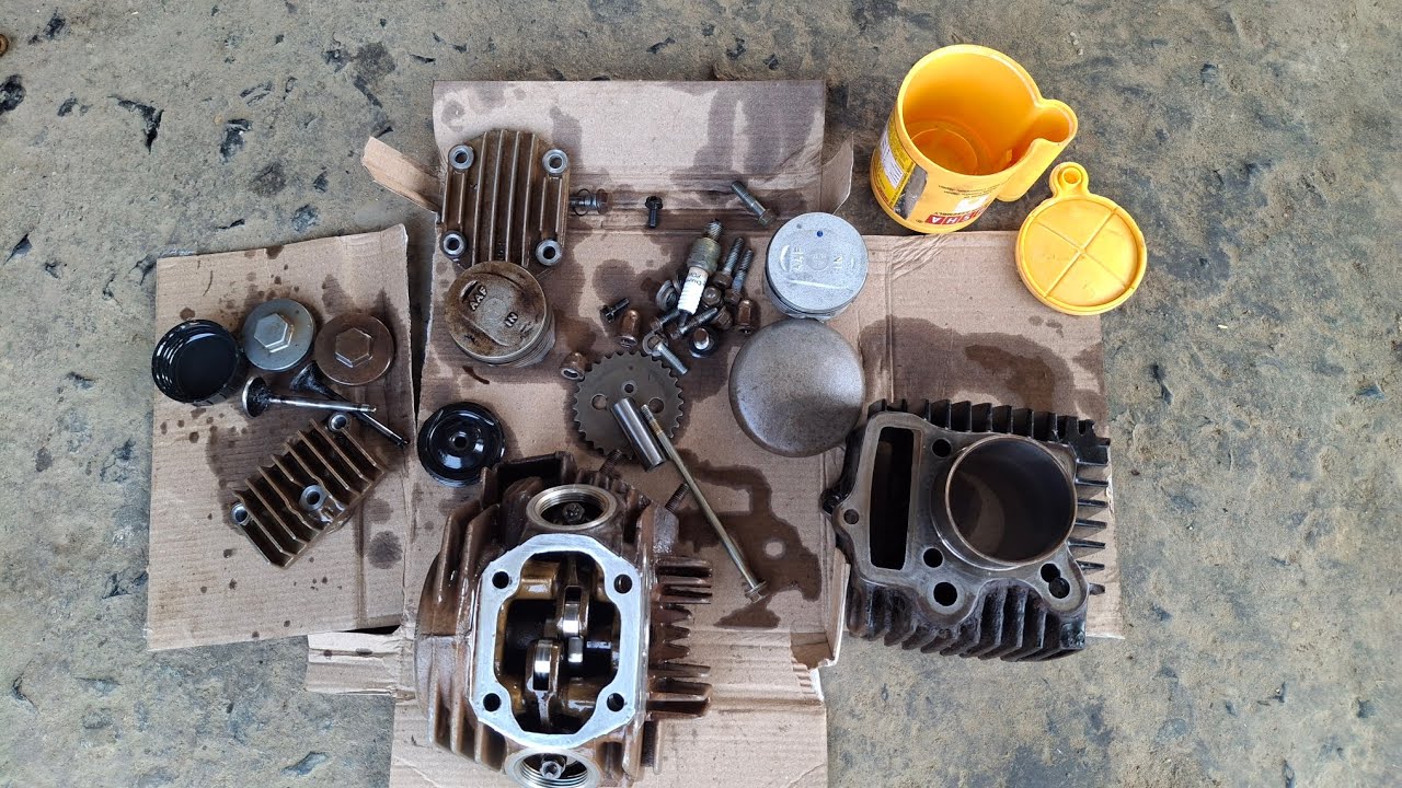 hero hf deluxe half engine fitting, how to install half engine hero hf deluxe 