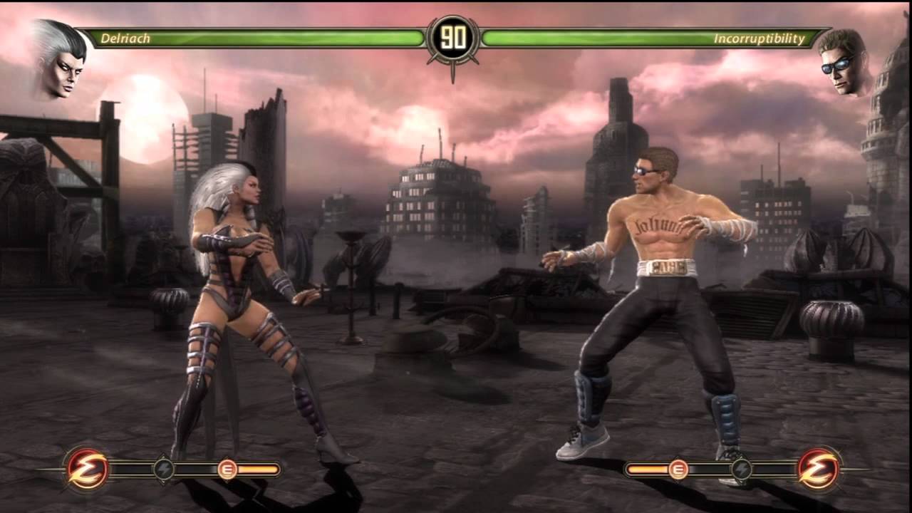 Delriach (Sindel) vs Incorruptibility (Johnny Cage)