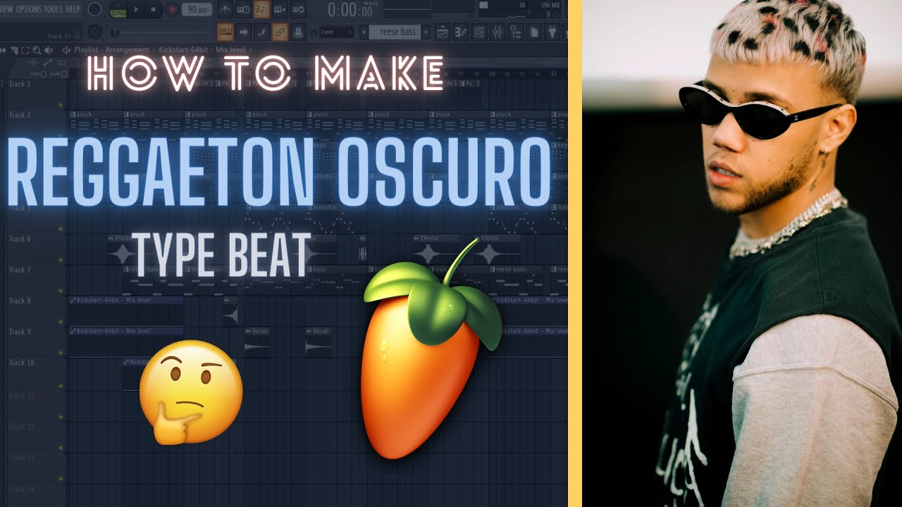 Cómo HACER un BEAT de REGGAETON OSCURO 🌌 en 2022 | Fl Studio 20