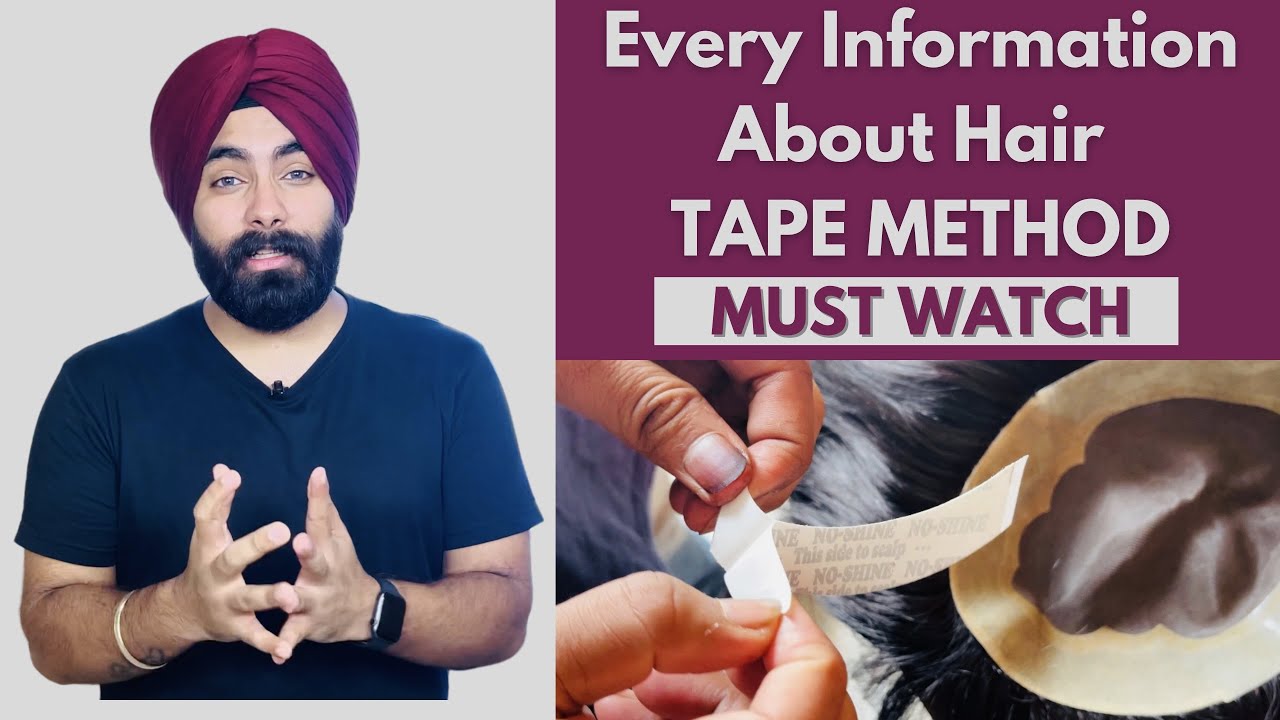 Hair Tape Method Explained  | Non surgical hair Transplant | Hair Wig house