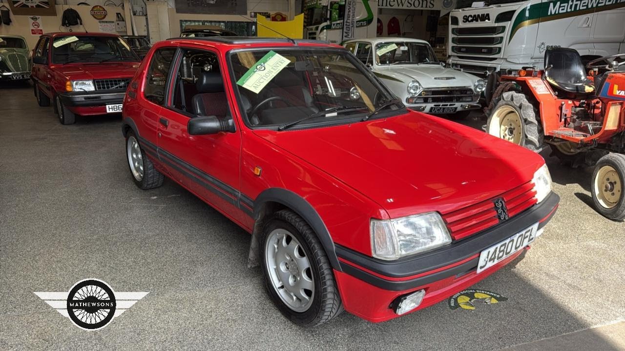 1991 PEUGEOT 205 GTI | MATHEWSONS CLASSIC CARS | AUCTION: 25, 26 & 27 JUNE 2025