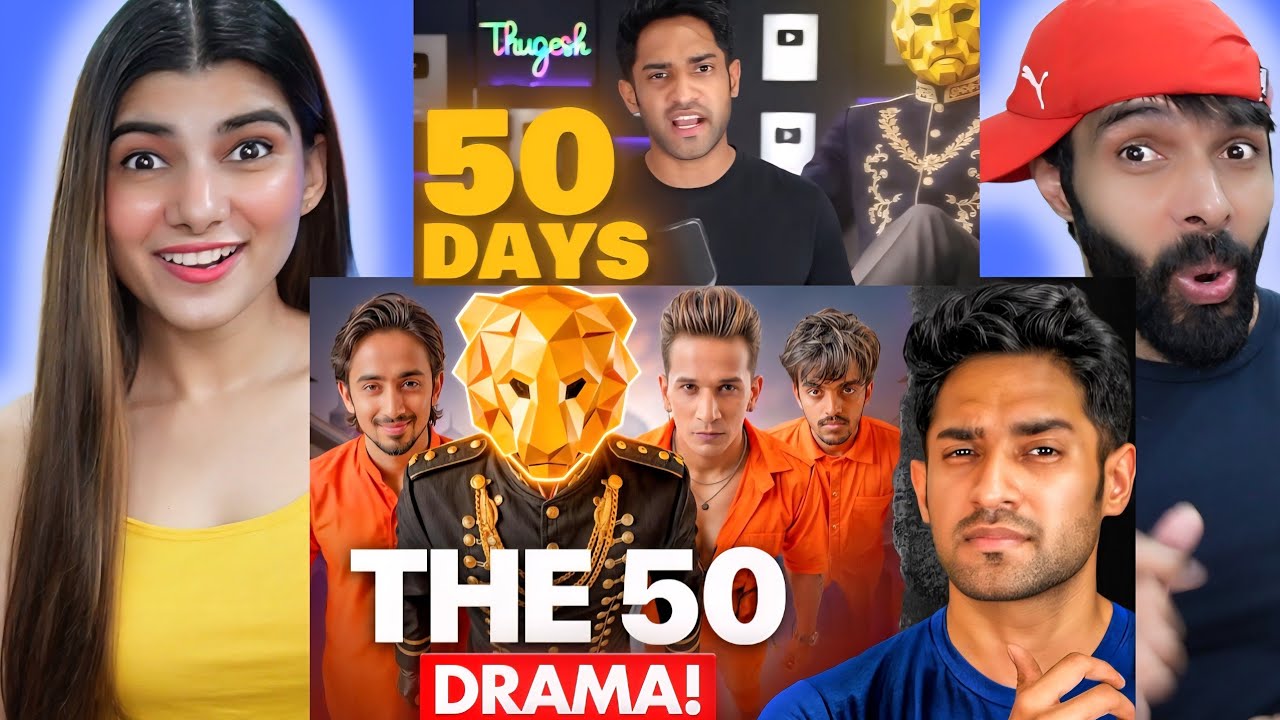 The 50 Show Roast! (WORSE THAN BIGG BOSS?) Thugesh Reaction | Deepak Ahlawat