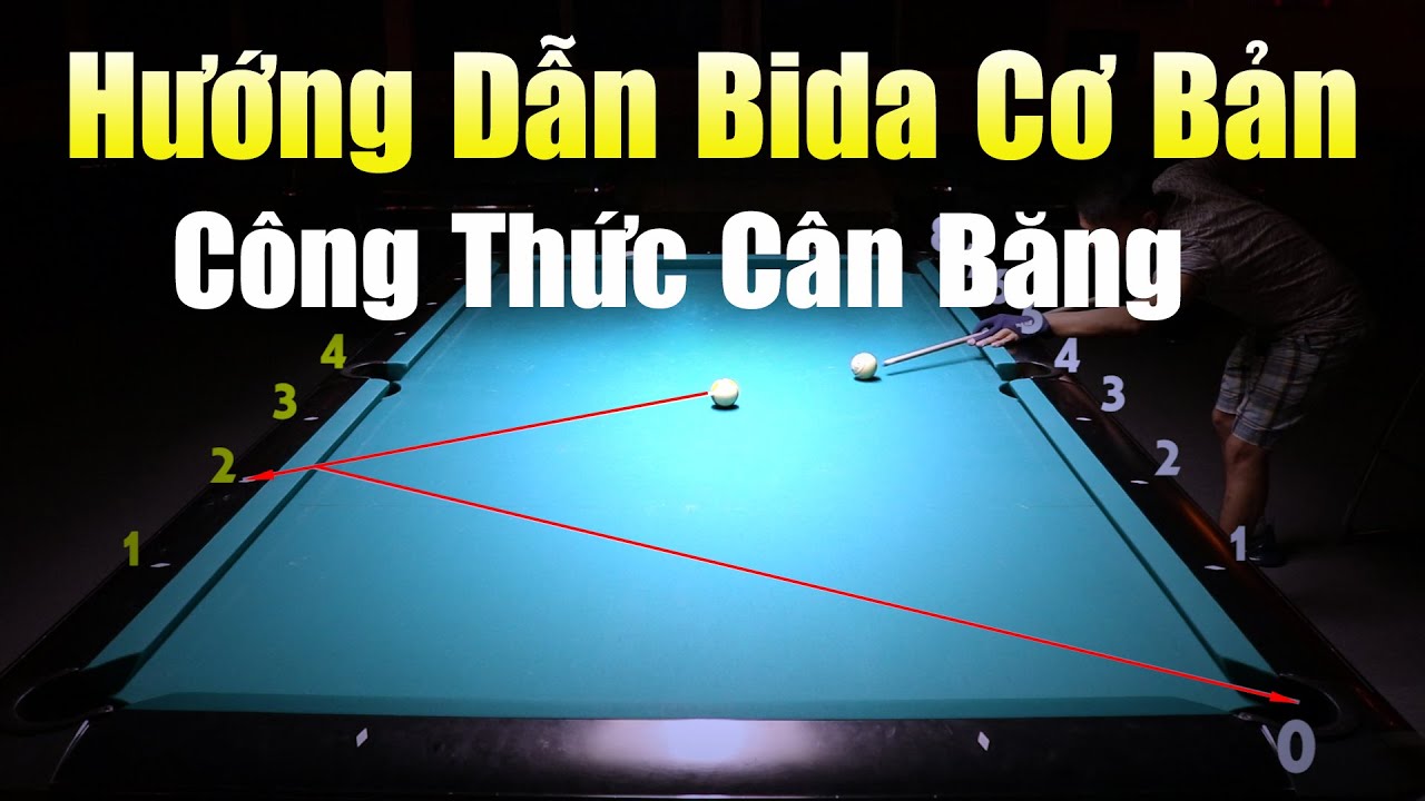 Bài 17 Công Thức Cân Băng - Tuyệt Chiêu Cân Băng - Hướng Dẫn Chơi Bida Cơ Bản