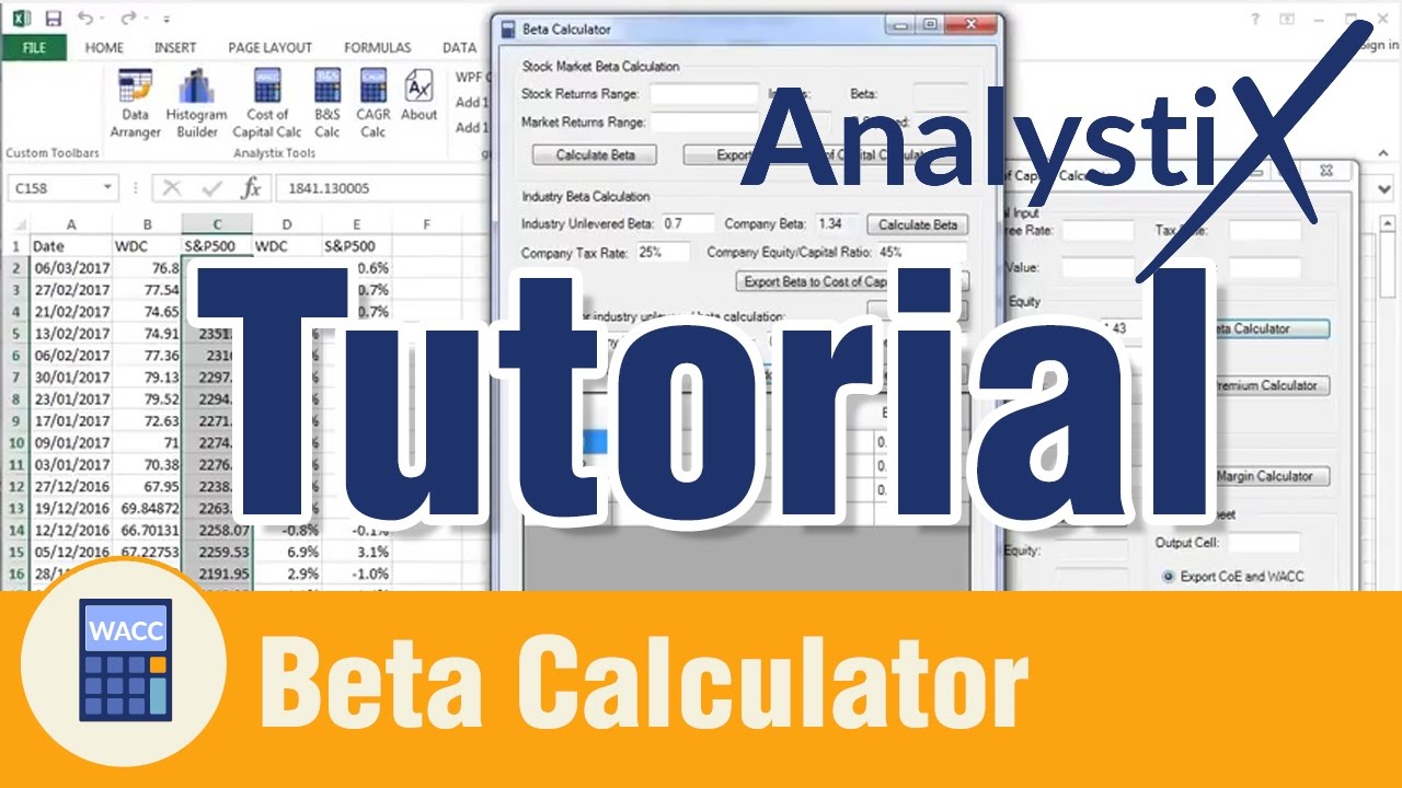 Beta Calculator Tutorial