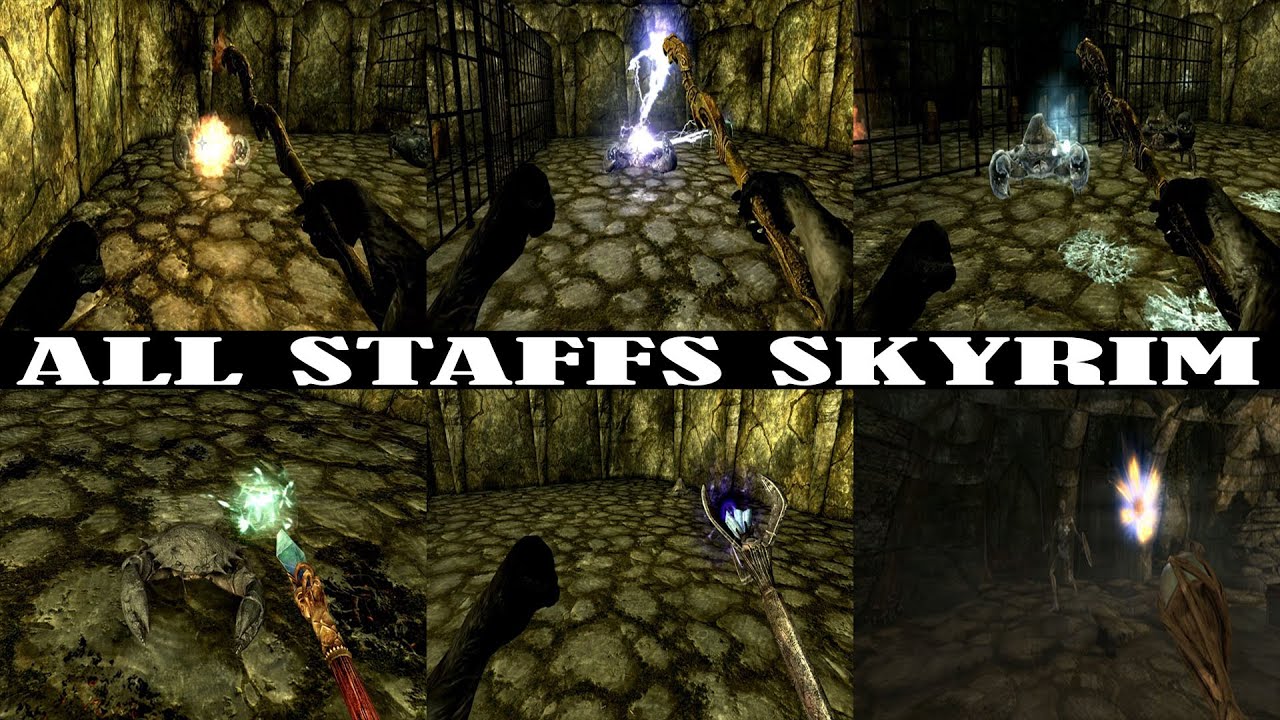 ALL STAFFS | SKYRIM