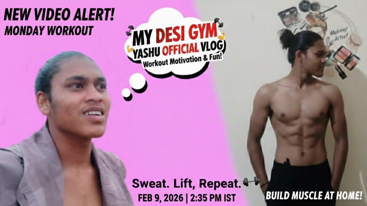 Desi Gym Vlog 💪 | Bhai ke Saath Full Mauj Masti Workout 😎