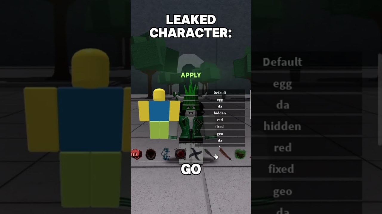 Новый персонаж TSB, утекший в сеть?! #tsb #gaming #roblox #update