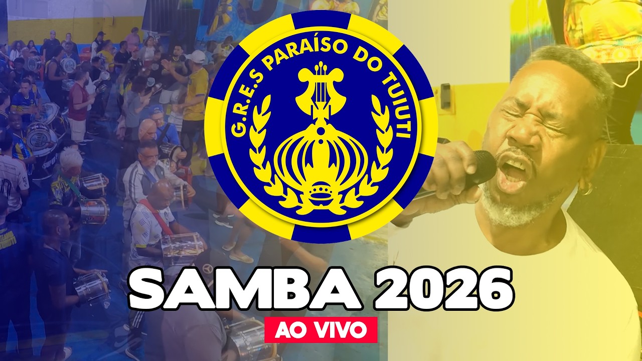 PARAÍSO DO TUIUTI 2026 | SAMBA AO VIVO COM LETRA