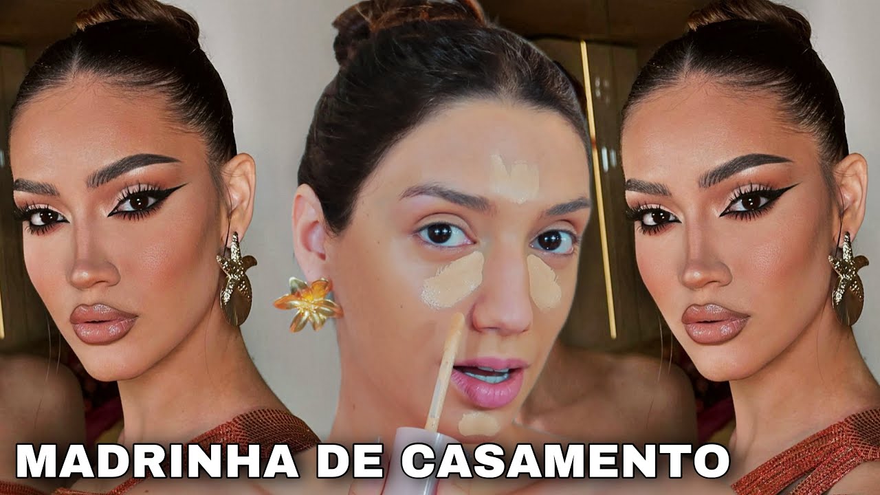 MAKE PARA MADRINHA DE CASAMENTO *FAÇA SUA MAQUIAGEM* PASSO A PASSO COMPLETO *MAKE PRA CASAMENTO*