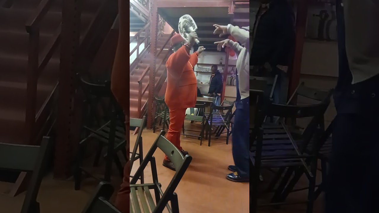 Chief Nwachinaemere II enjoying a night, dancing