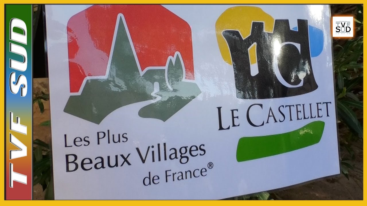 Le village du Castellet dans le Var Signe la Charte " Les plus beaux villages de France "