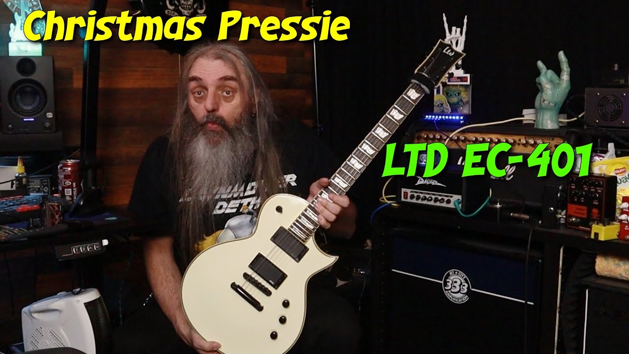 NEW Guitar Day! LTD EC 401 Christmas Present