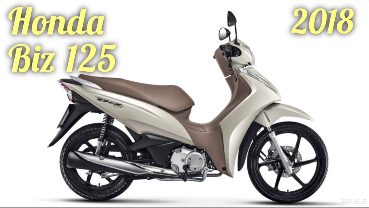 LAN&Ccedil;AMENTO: Honda Biz 125 2018 Branco Perolizado