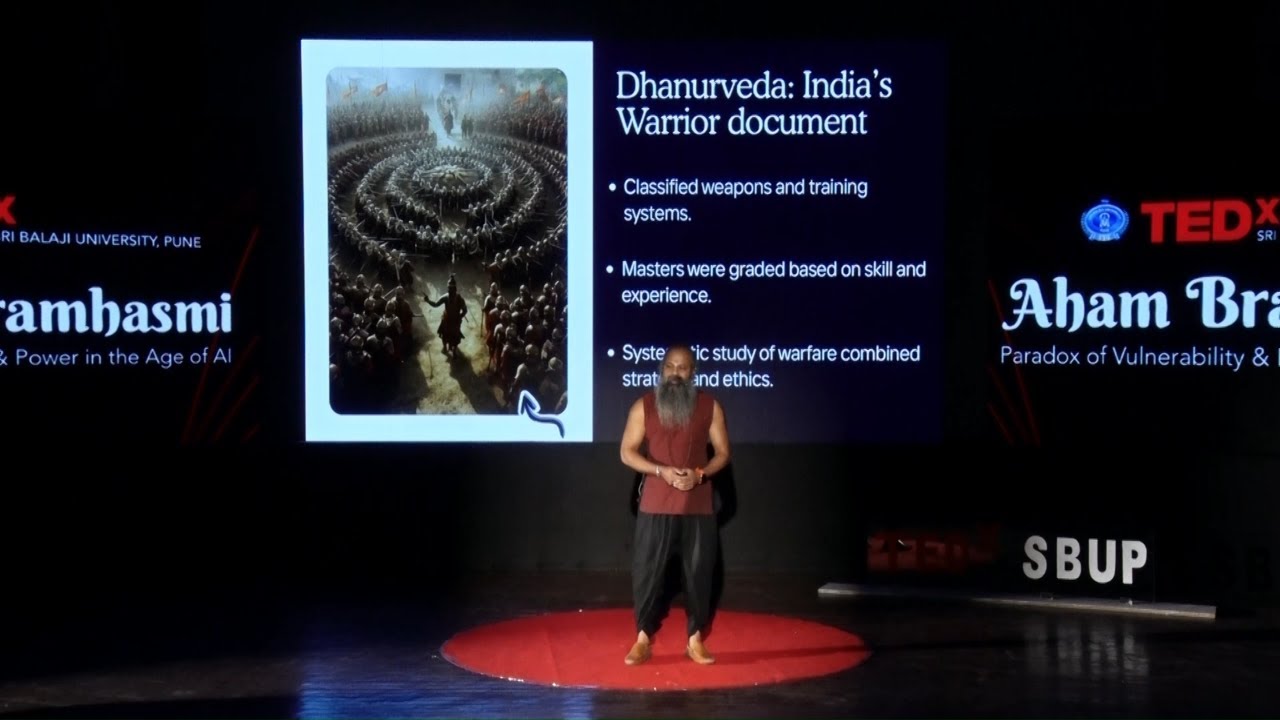 Aham Bramhasmi - Kalaripayattu | Dr. Mahesh Gurukkal | TEDxSri Balaji University Pune