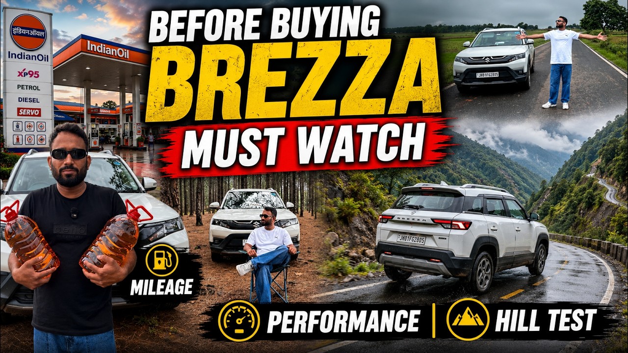 Before Buying a Maruti Brezza Watch This🔥 45,000 KM Review | Mileage, Performance & Hill Test |