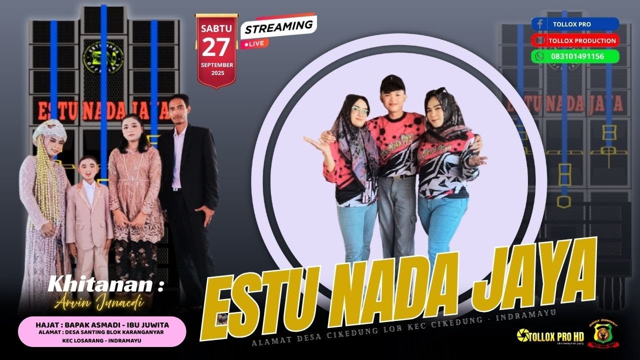 LIVE ESTU NADA JAYA | SABTU 27 SEPTEMBER 2025 DESA SANTING BLOK KARANGANYAR - LOSARANG