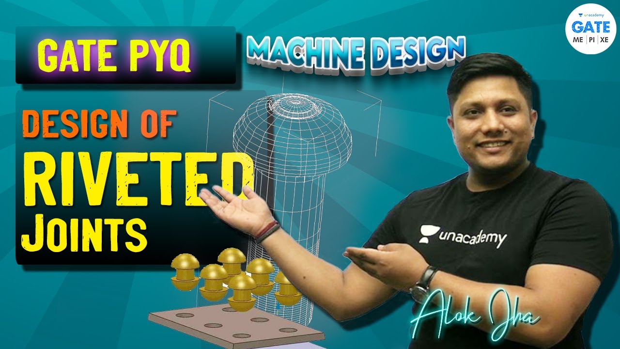 GATE PYQs Design of Riveted Joint | Types of  Joint |Machine Design #Aloksir