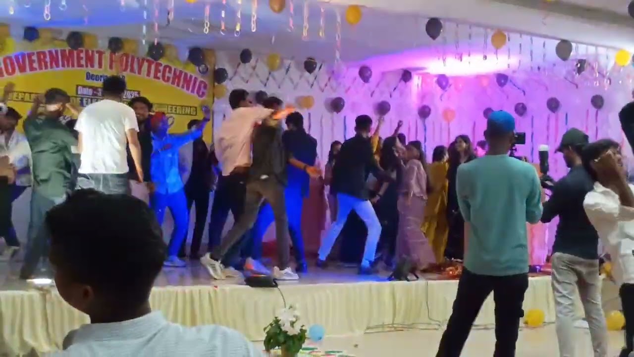 Government Polytechnic Deoria Farewell Party 2025...... enjoy.  #farewell 2025