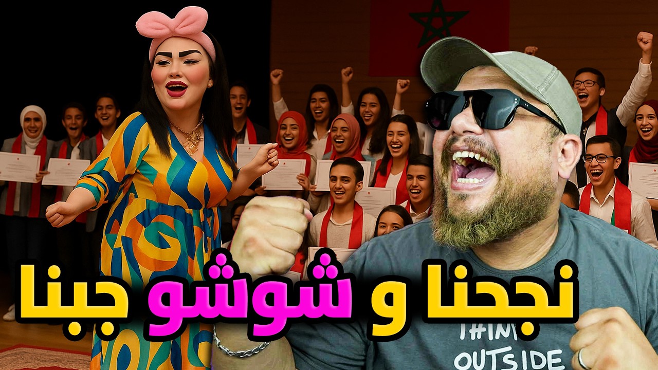 ردة فعل على الحفل خاص بالتلاميذ لي جابو ليهم الشابة شوشو 😅 مبروك النجاح