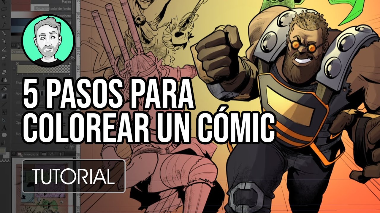 5 pasos para colorear un cómic | Seba Dibujando