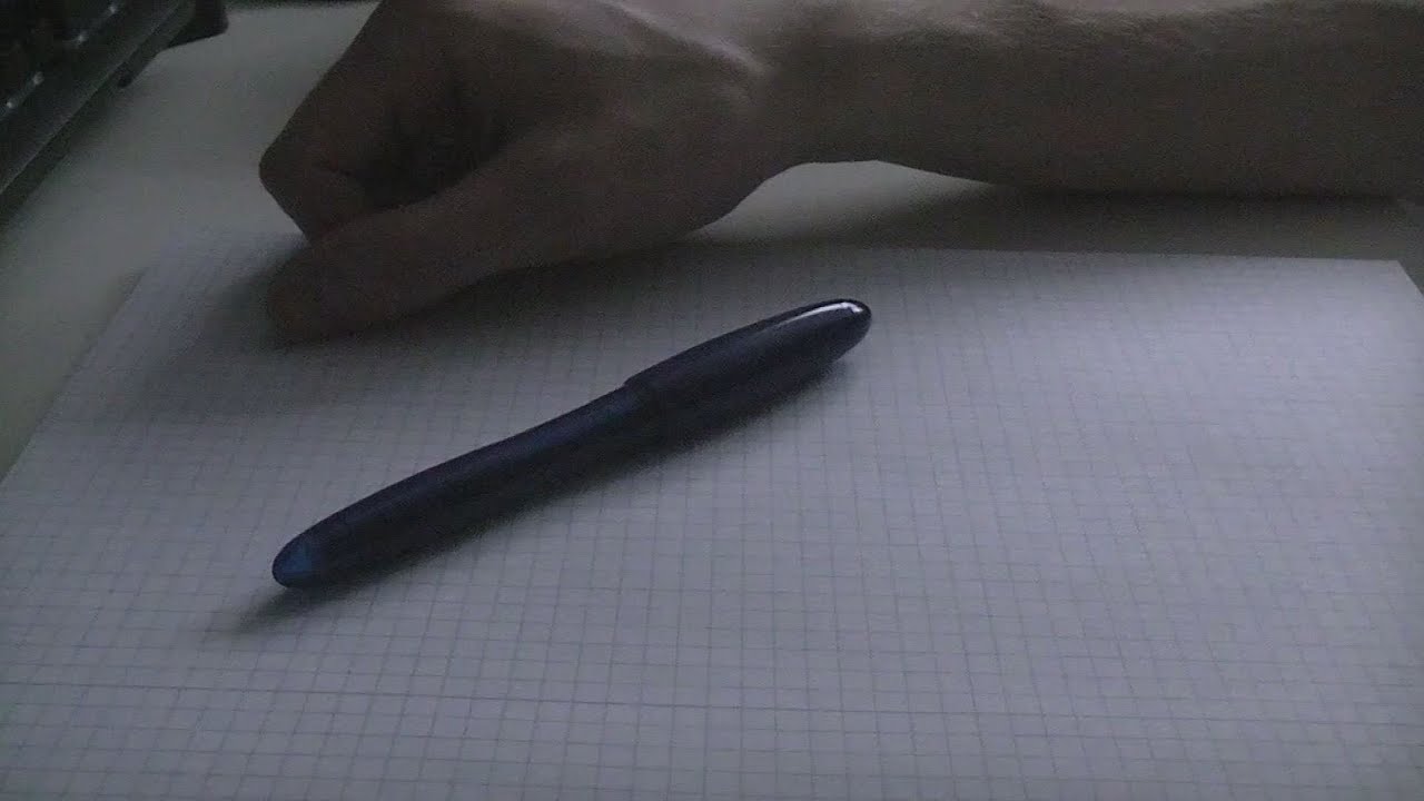 asmr writing with a scratchy pen (random thoughts)