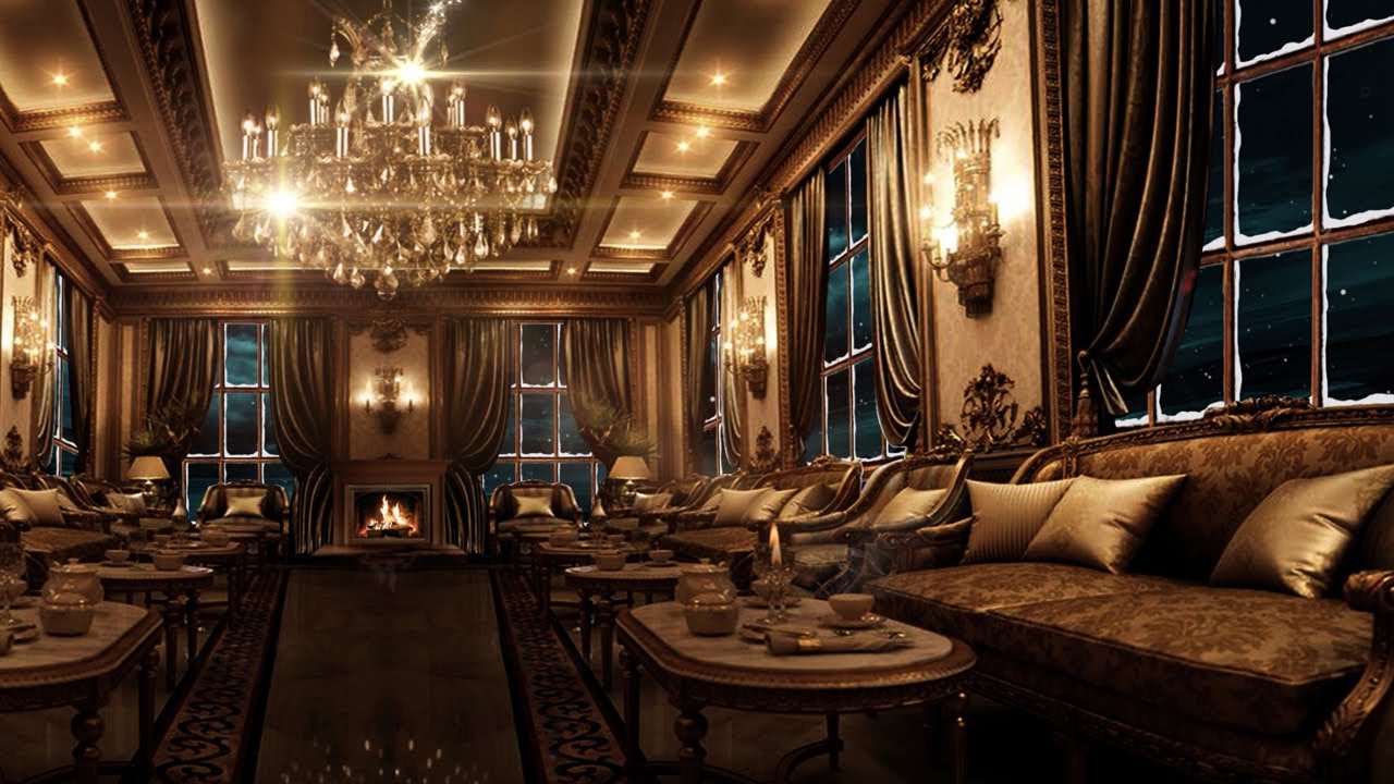 1920s🎇 Staying alone in a luxury lounge (in the middle of a big house party!)