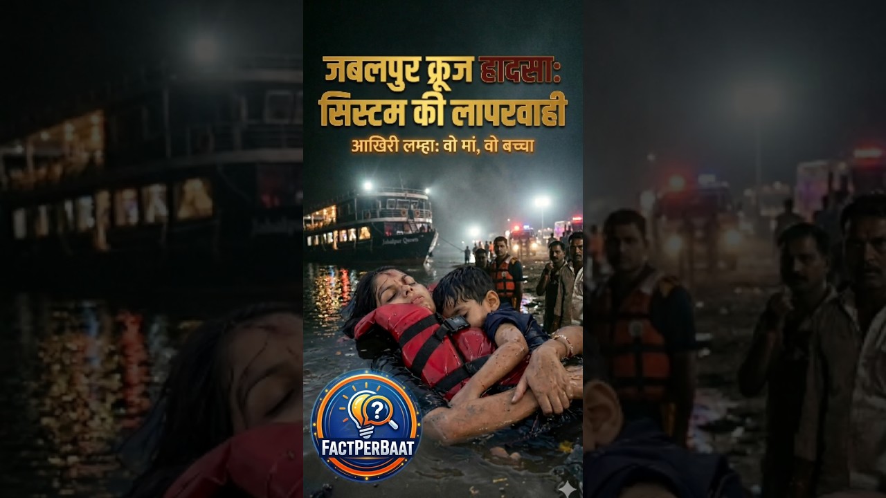 Jabalpur Cruise Accident, Jabalpur Boat Tragedy, Bhedaghat News Today #JabalpurCruise #shortsfeed