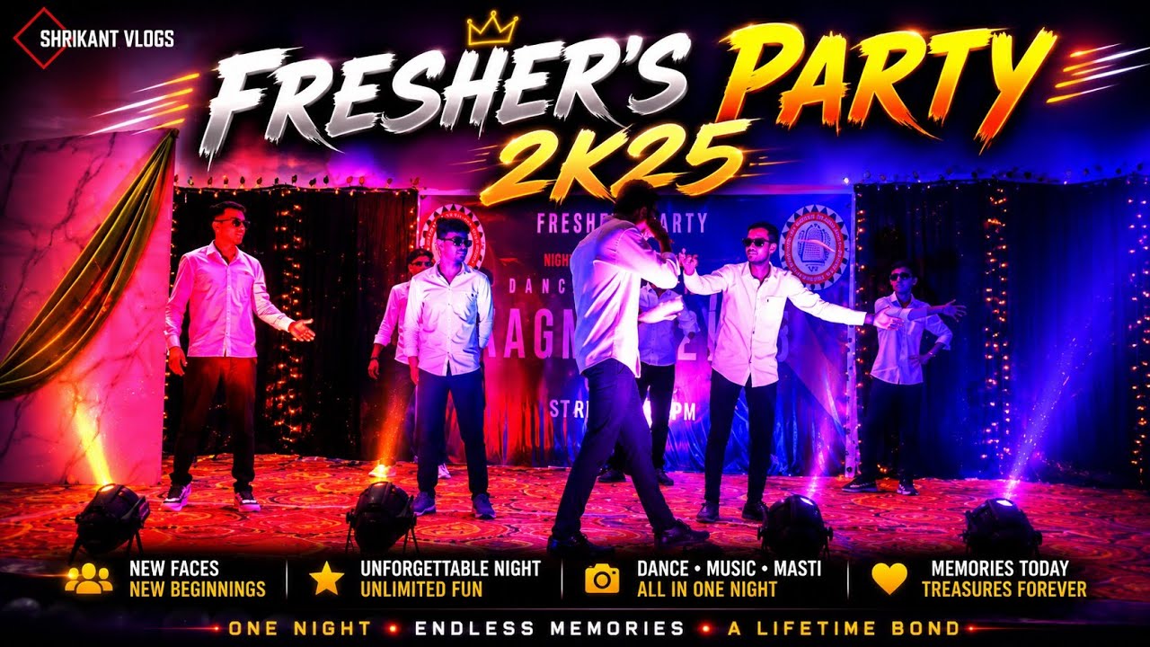 Fresher's Party 2k25🎇 (Part-1)|#upttikanpur #uptti #iitkanpur #iitkanpurcampus