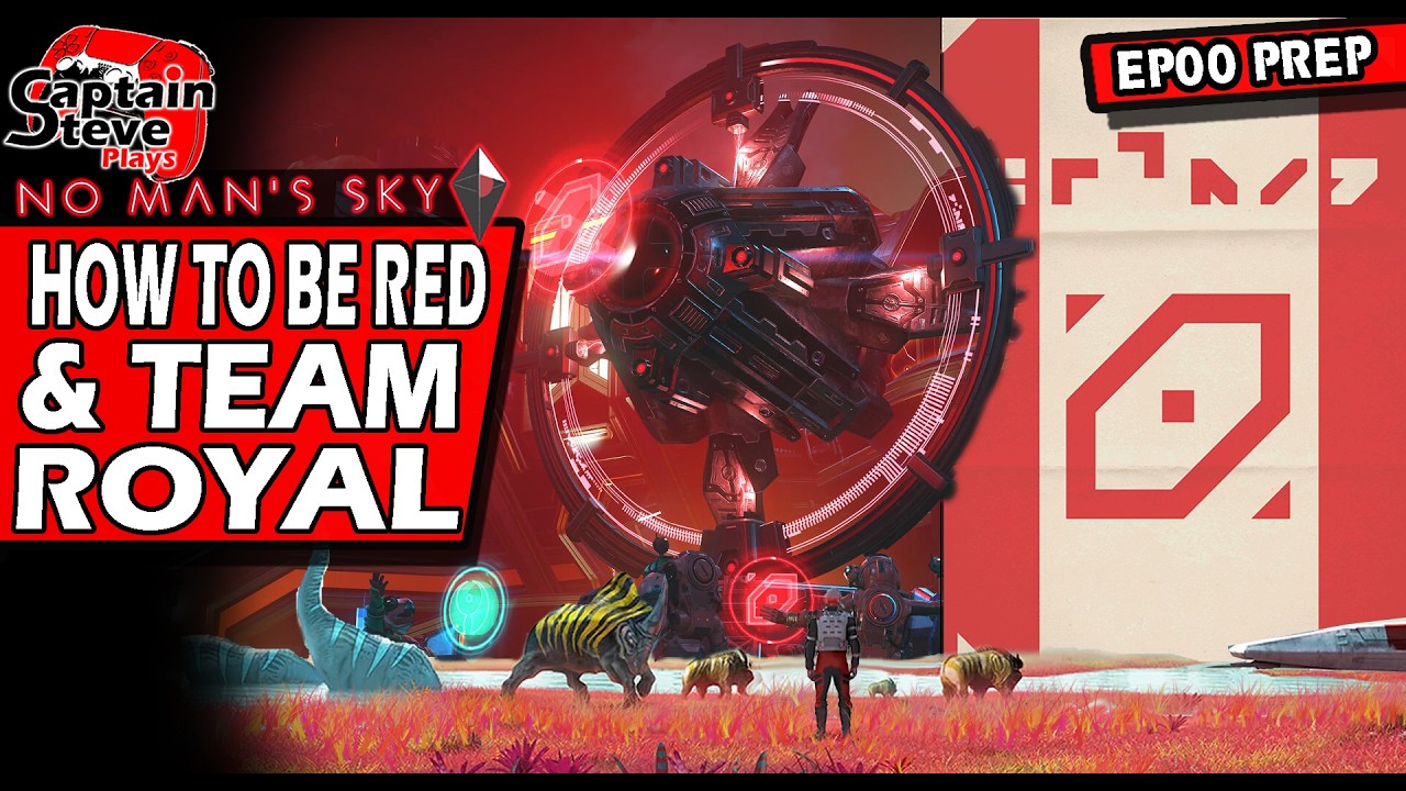 No Man's Sky &mdash; Экспедиция &laquo;Рой&raquo; &mdash; Как начать за королевских особ &mdash; Красная команда &mdash; ЭП00 Предвар...