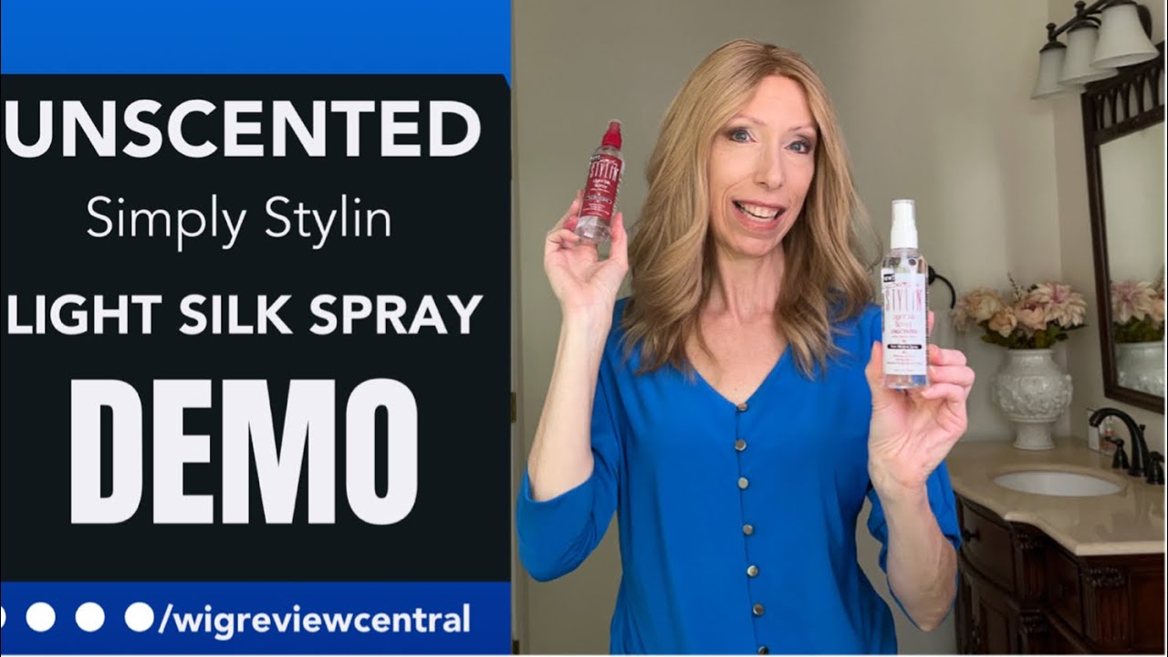NEW UNSCENTED SIMPLY STYLIN LIGHT SILK SPRAY | For Wigs, Hair Extensions, Hair Pieces | See It Work