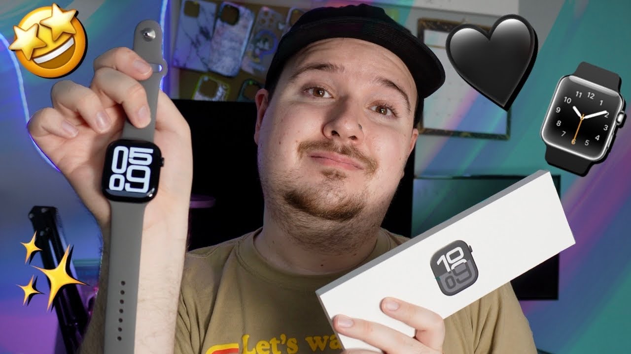 Apple Watch Series 10 Unboxing & Review!  (JET BLACK 46mm ⌚️🖤)