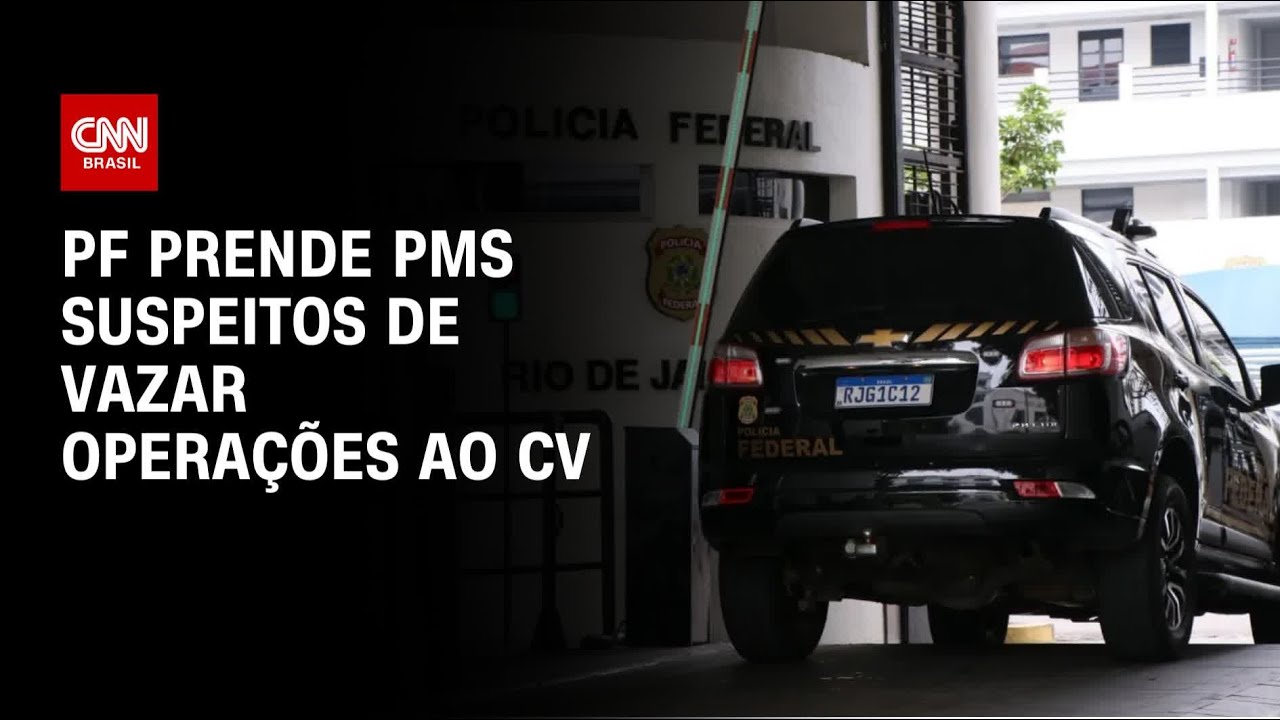 PF prende PMs suspeitos de vazamento de opera&ccedil;&otilde;es para chefes do CV | CNN PRIME TIME