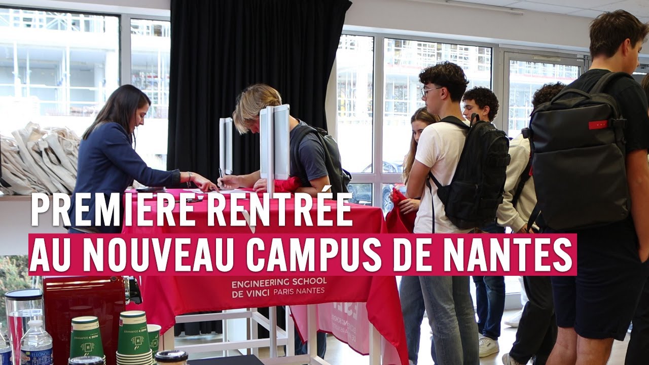 C'est la rentrée au nouveau campus de Nantes !