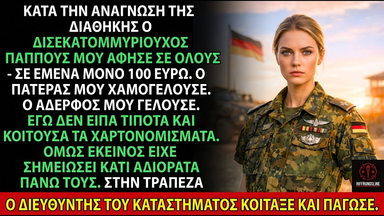 Στην ανάγνωση της διαθήκης: ο δισεκατομμυριούχος παππούς άφησε σε όλους εκατομμύρια — εγώ μόνο…