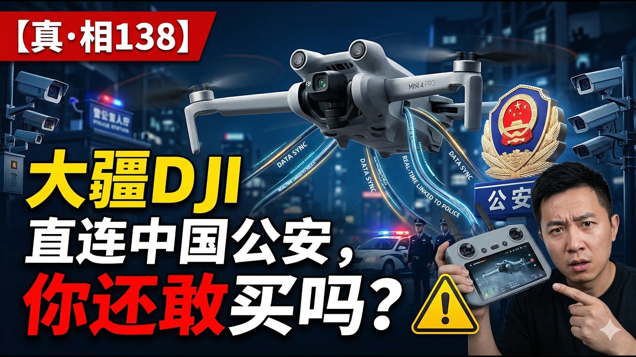 【真&middot;相138】大疆DJI直连中国公安，你还敢买吗？