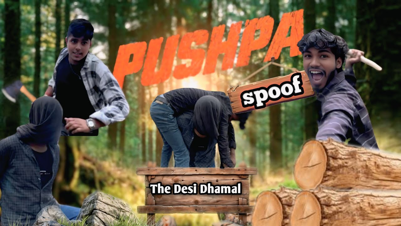 Pushpa best forest fight(@Shotbox07 ) #PushpaSpoof #alluarjun 