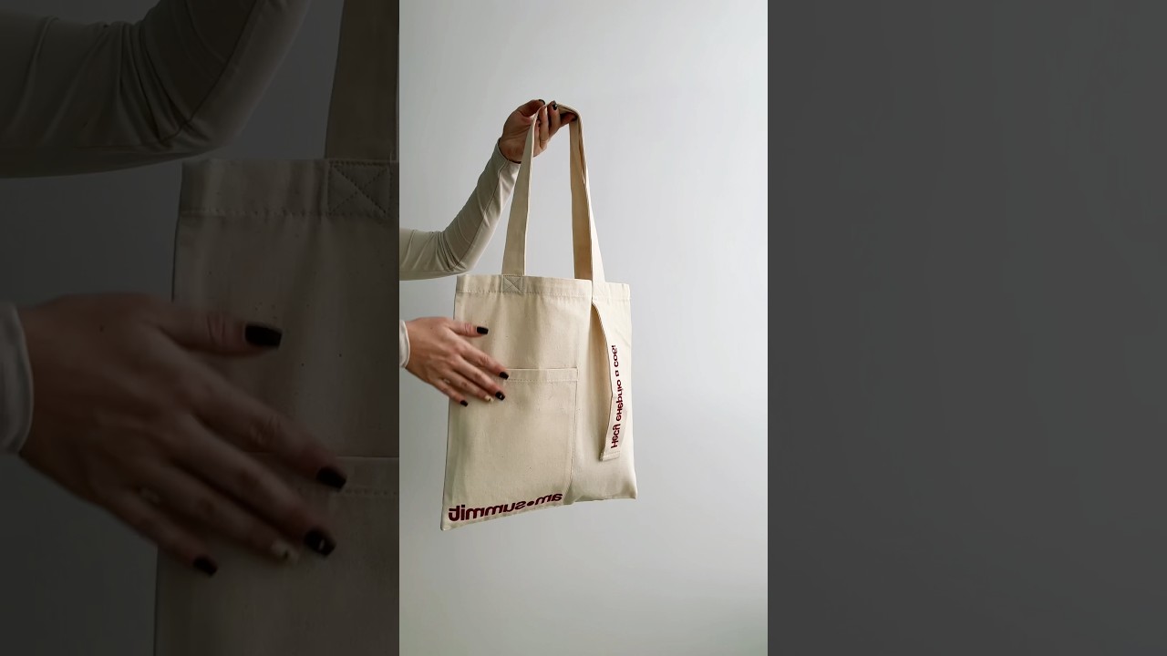✨ Carry in Comfort – Light Bag with Long Handle & Pocket 👜 