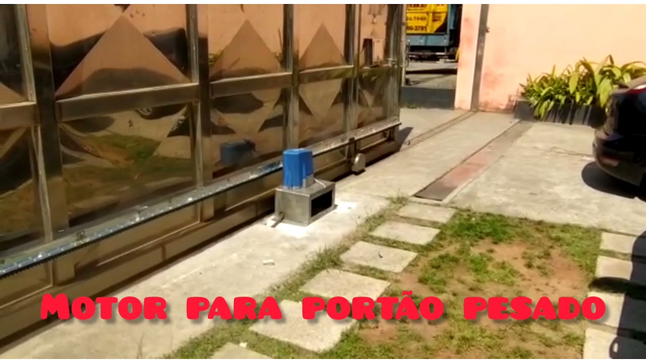 ✅motor para port&atilde;o deslizante pesado