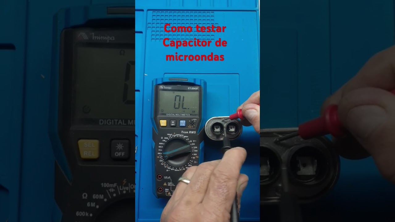 como testar capacitor de microondas