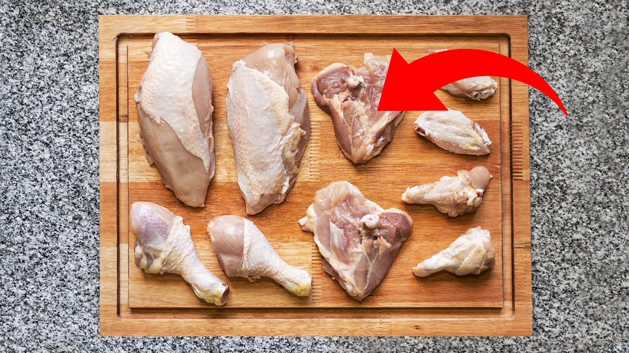 Cómo trozar un pollo entero en presas individuales